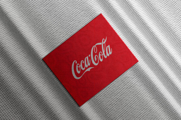 Logo bordado de Coca Cola