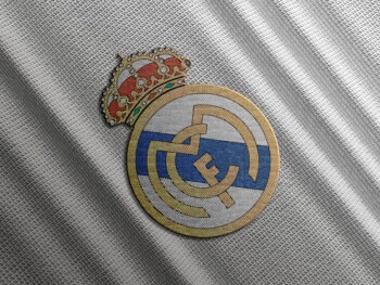 Logo bordado del Real Madrid