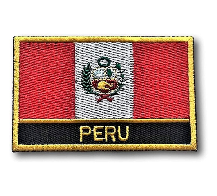 Diversidad Constitución amplificación Parches de la Bandera Peruana ❤️ Parches termo adheribles